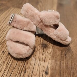 Pink UGG slippers
